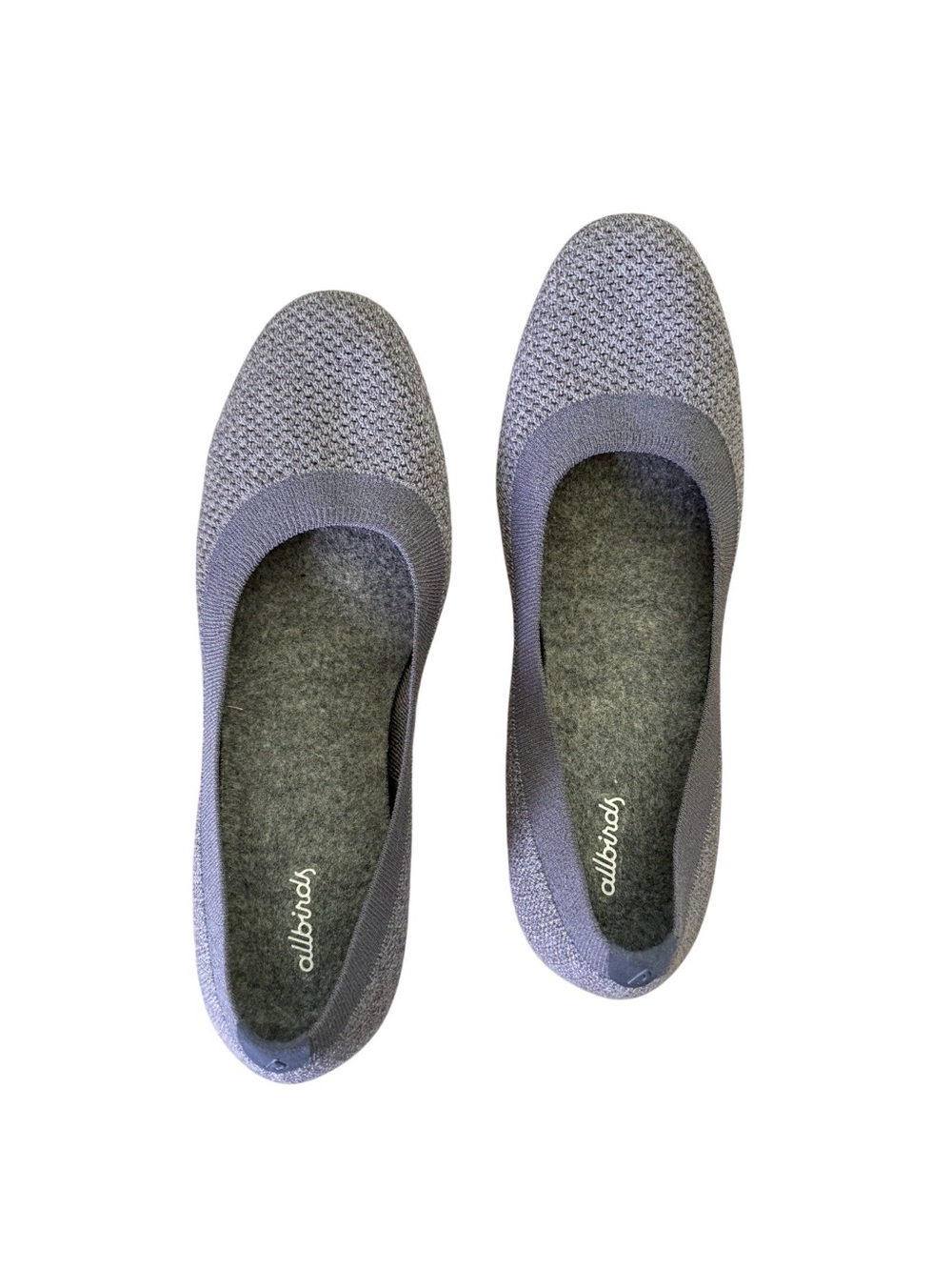 Allbirds Women's Wool Ballet Flats in Light Blue/ Gray